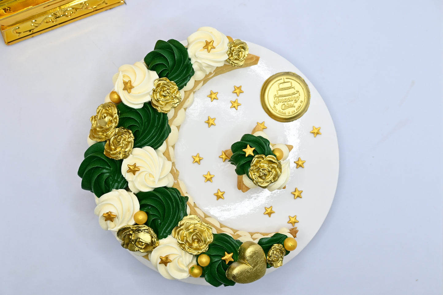 Ramadan half moon soft cookie cake
