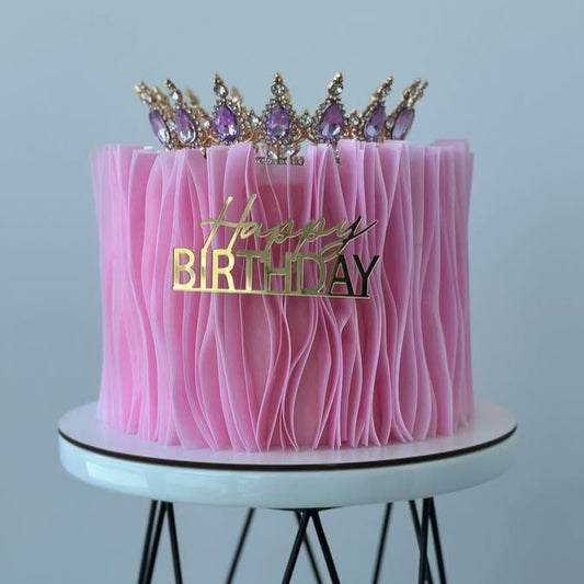 Pink Crown Cake for Her