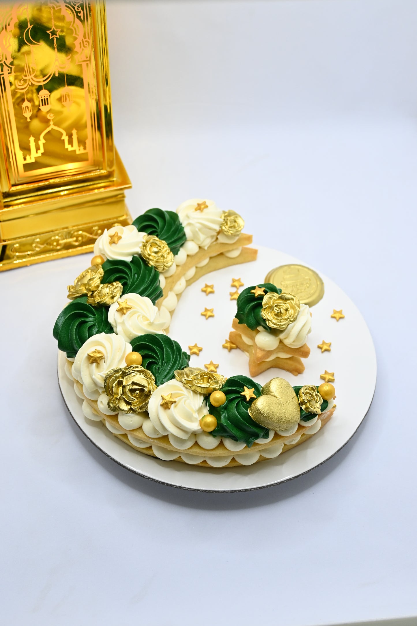 Ramadan half moon soft cookie cake
