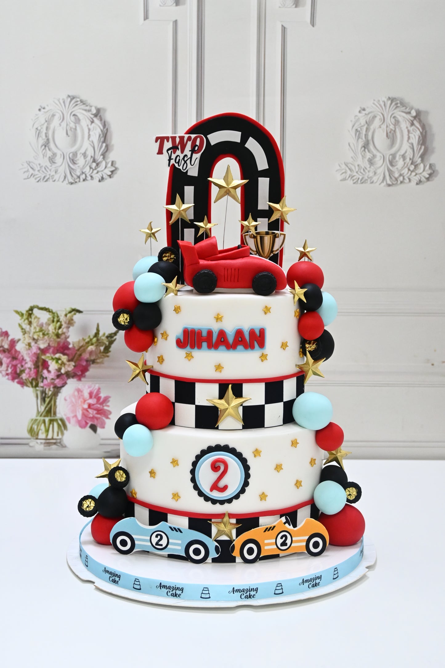 Car theme cake 2 Year boy
