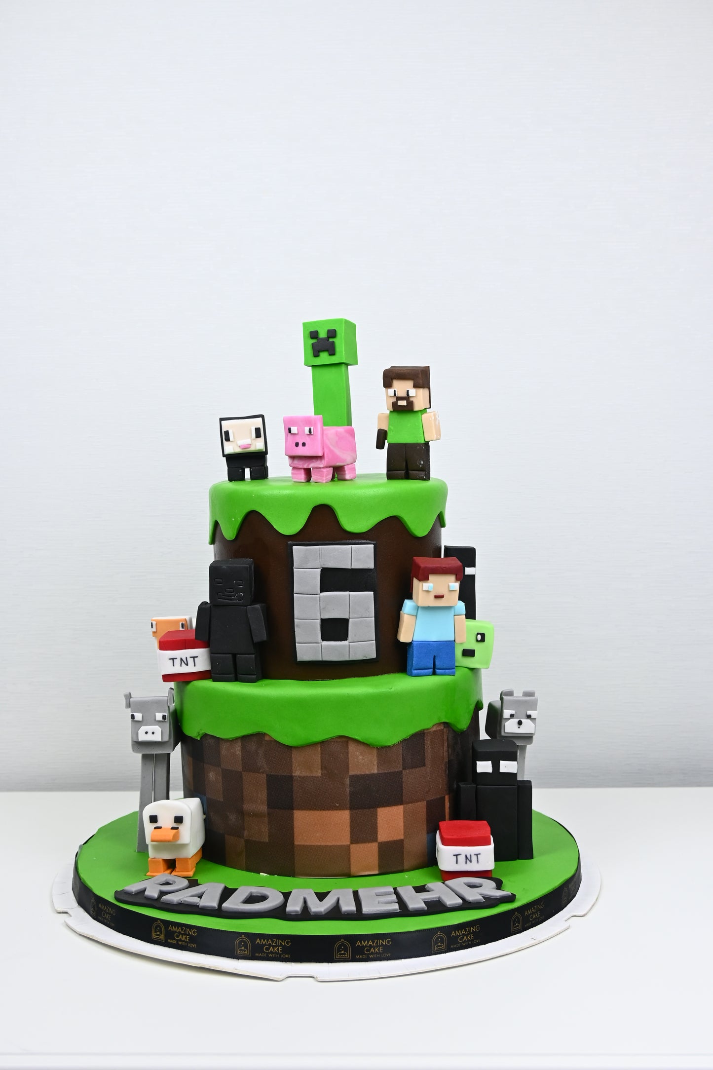 Minecraft Theme Cake 3