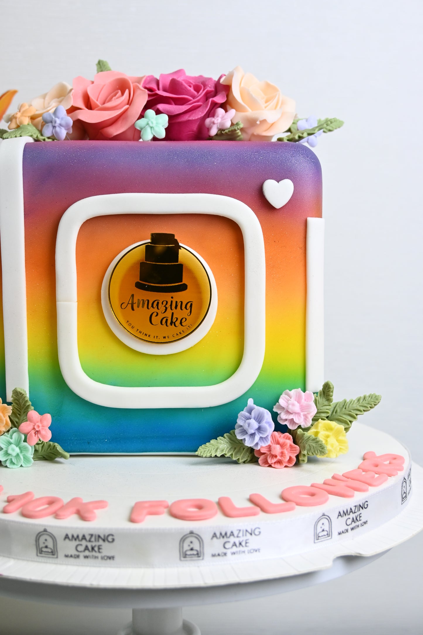 Instagram theme cake