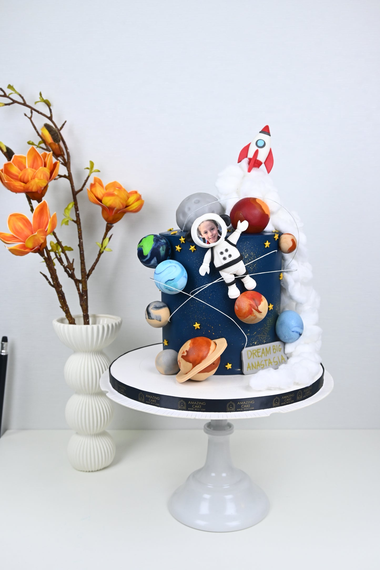 Space theme cake 3