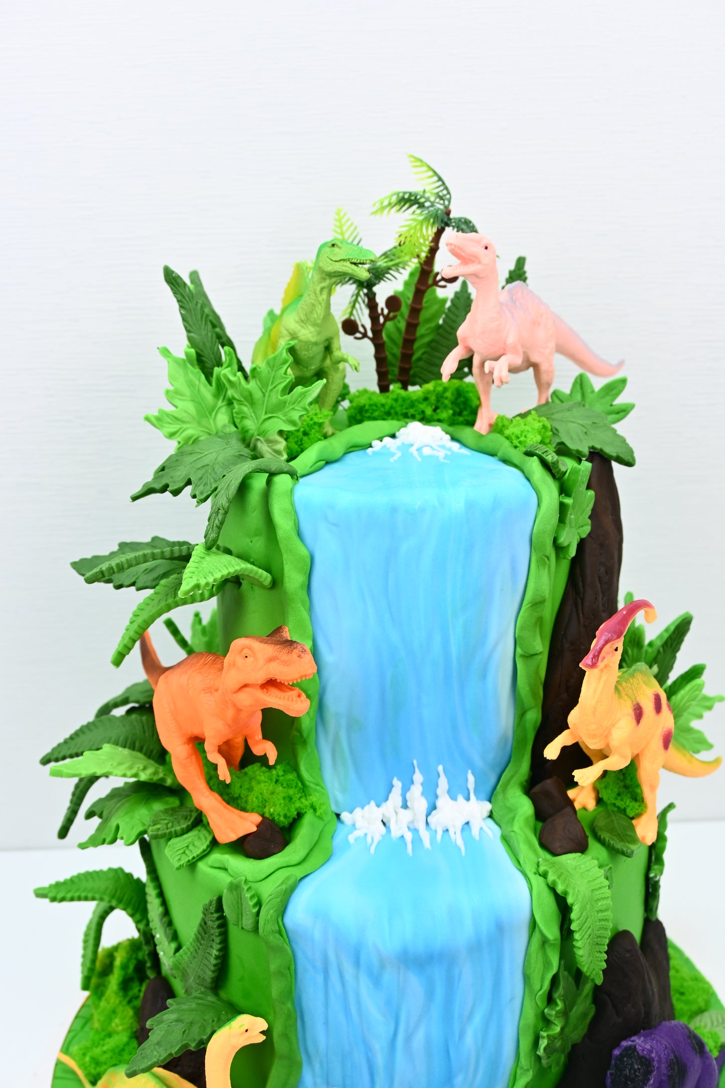 Dino theme cake