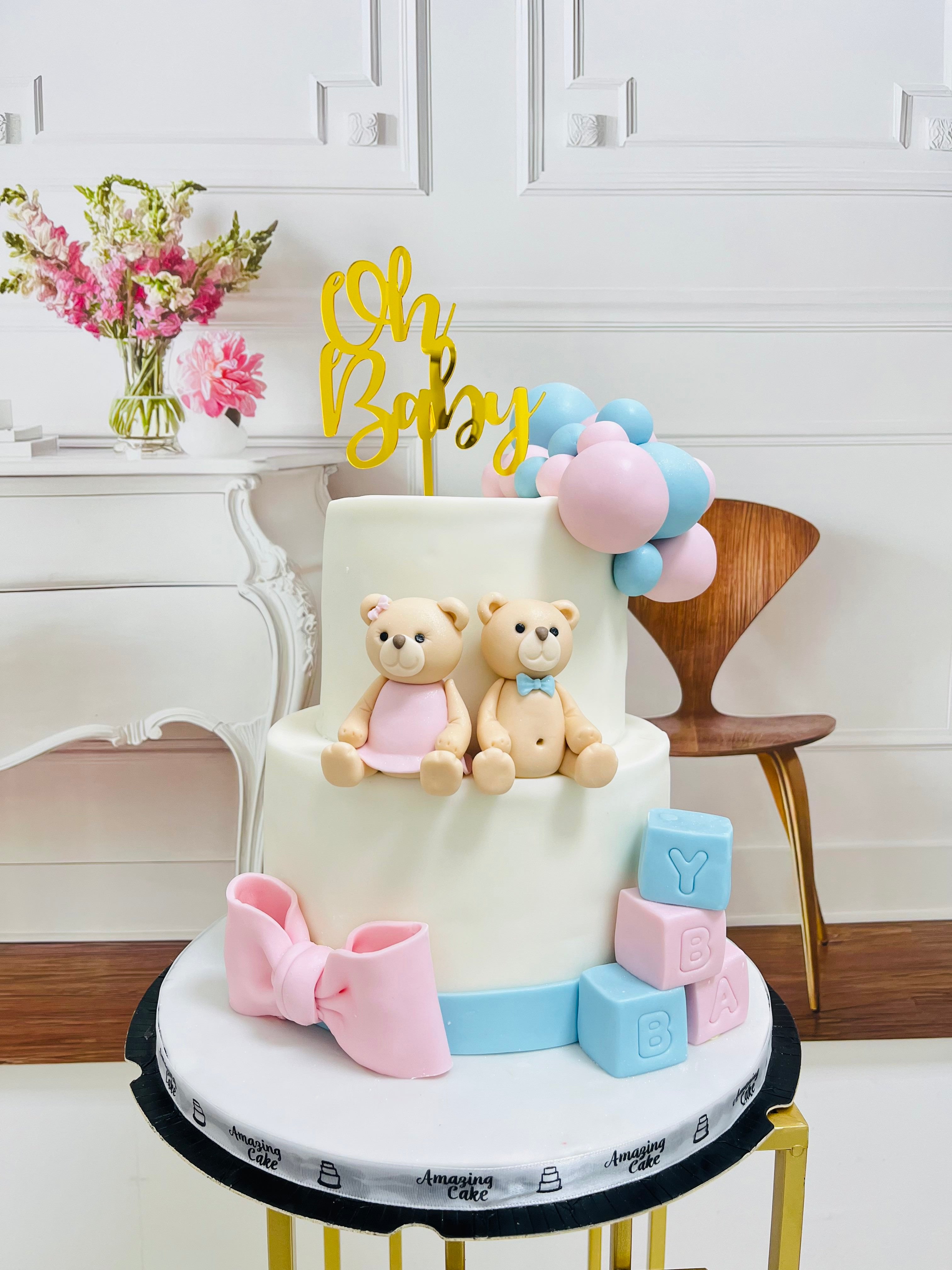 Gender Reveal Cake