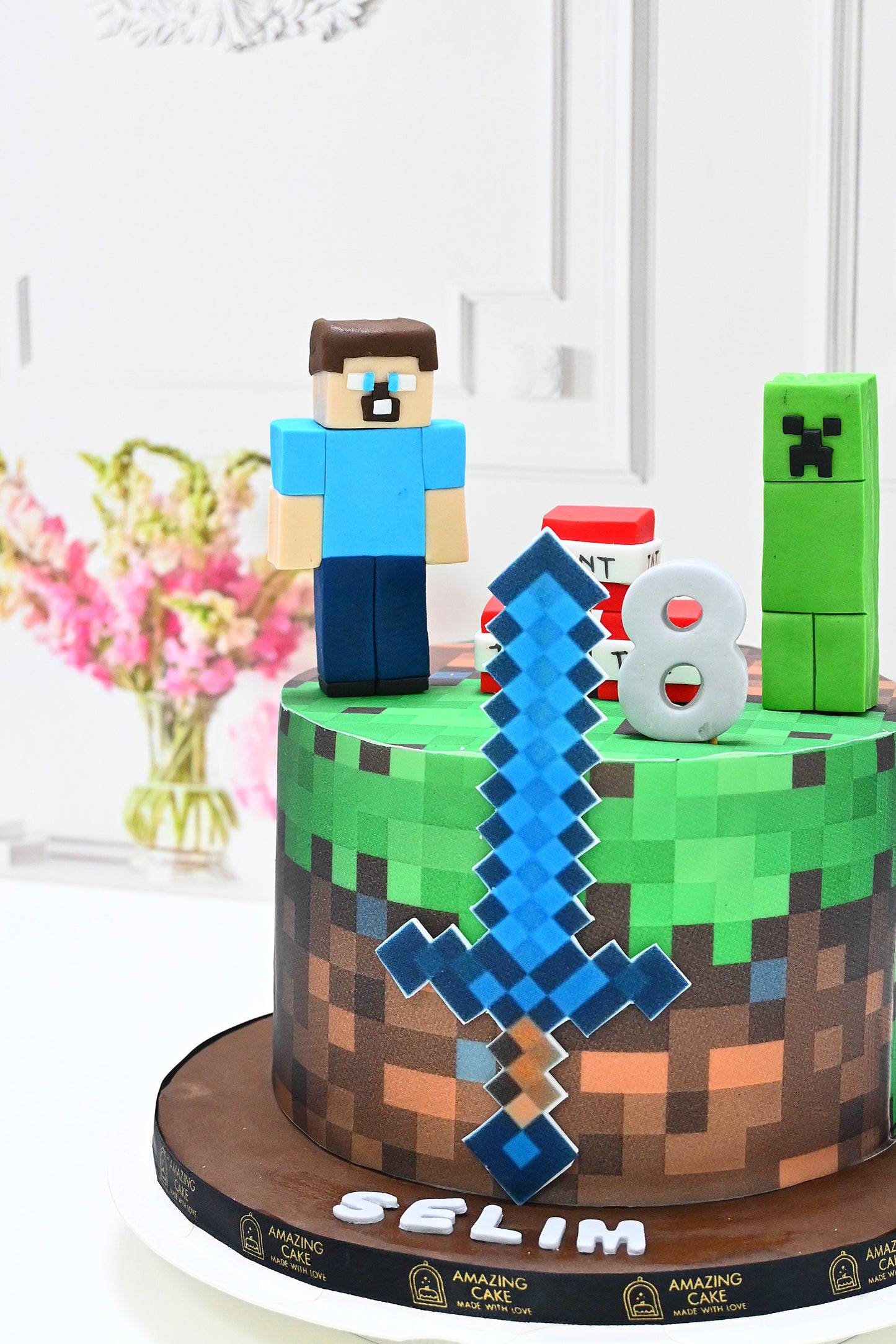 Minecraft cake 3