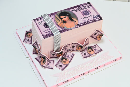 Dollar cake with picture