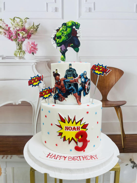 Super hero cake 1