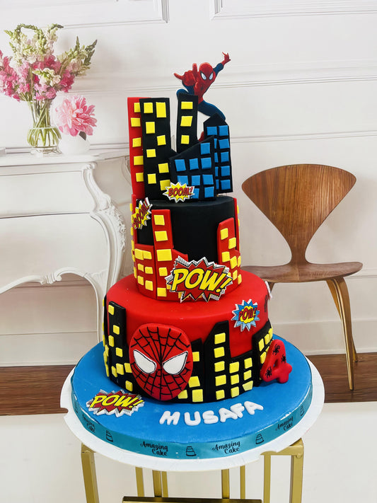 Spider man cake 3