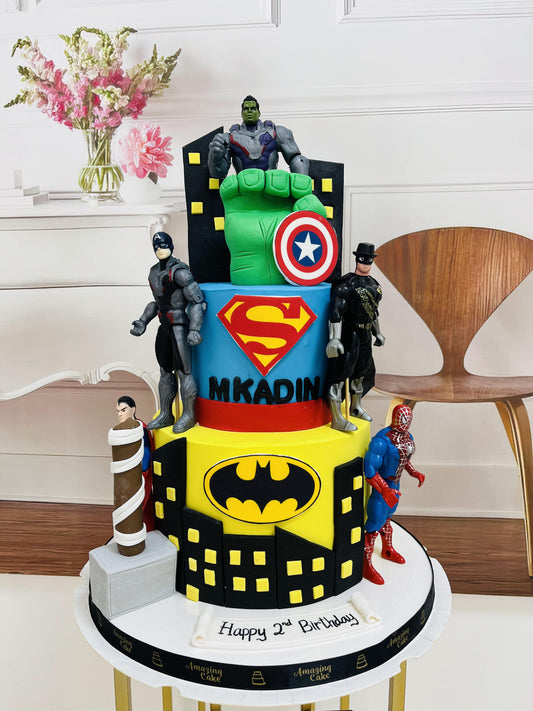 Super hero cake 4