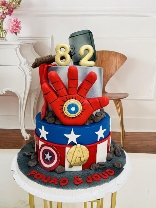 Captain America cake