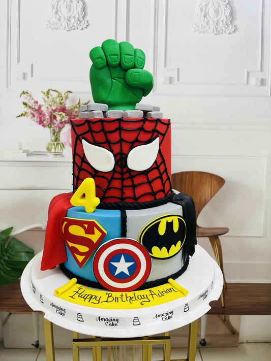 Super hero cake 7