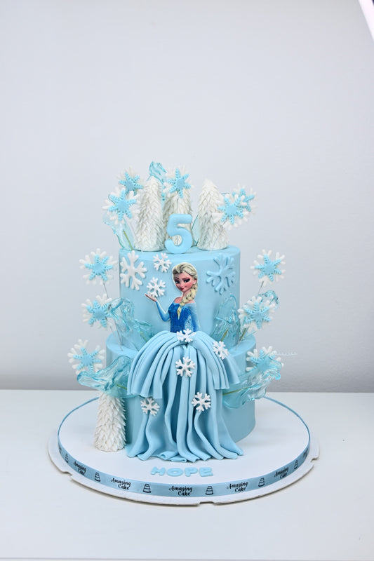 Elsa’s Frozen Magic Cake