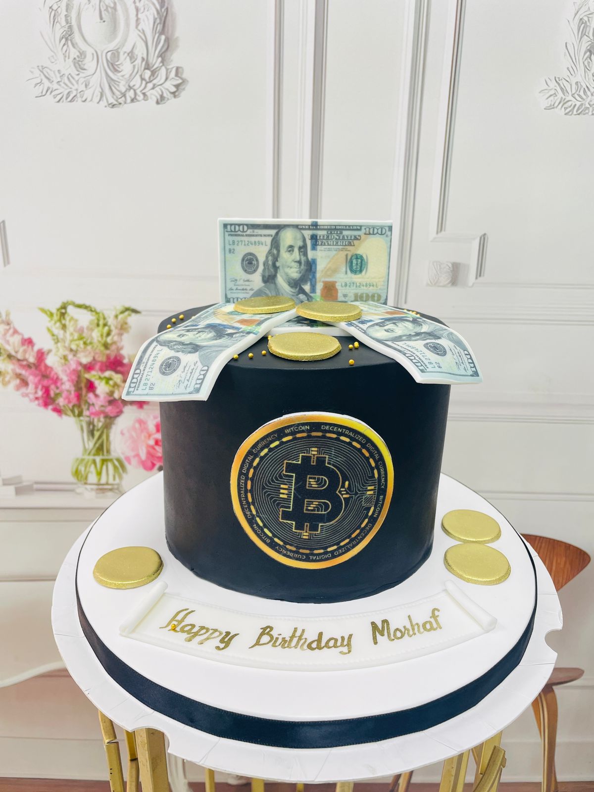 Bit coin cake