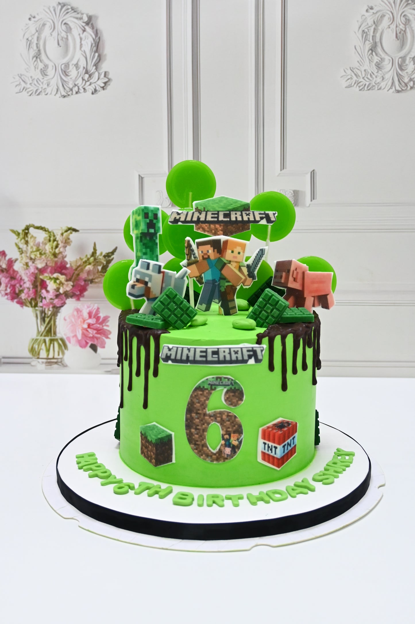 Minecraft cake 4