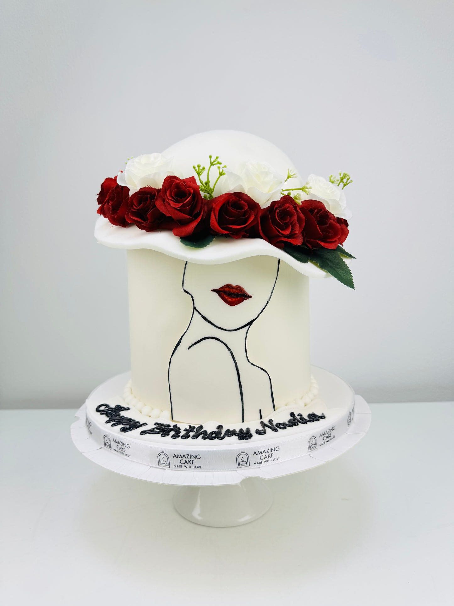 Girl hat cake