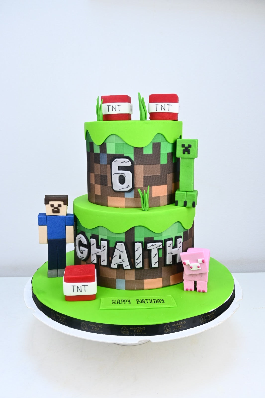 Minecraft 2 cake