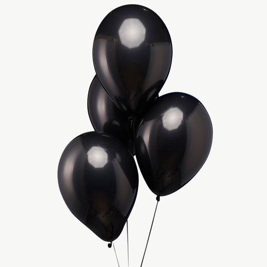 Black color Helium baloon