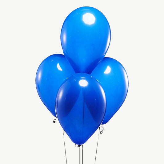 Blue color Helium baloon