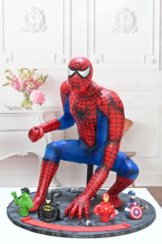 Spider man cake 8