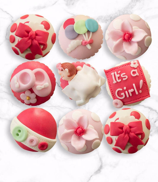 It's A Girl Cup Cakes