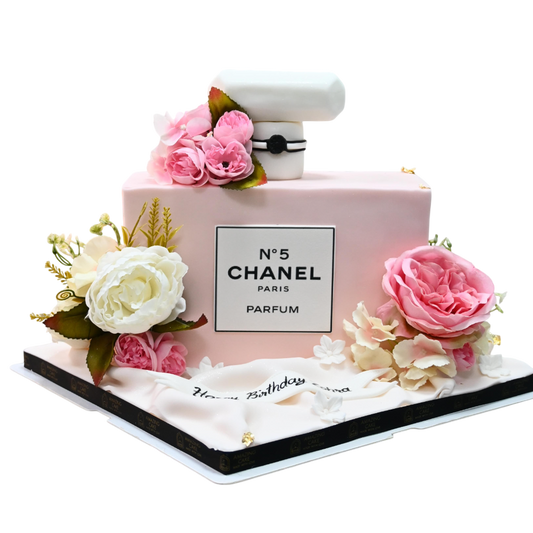 Chanel Rose Cake