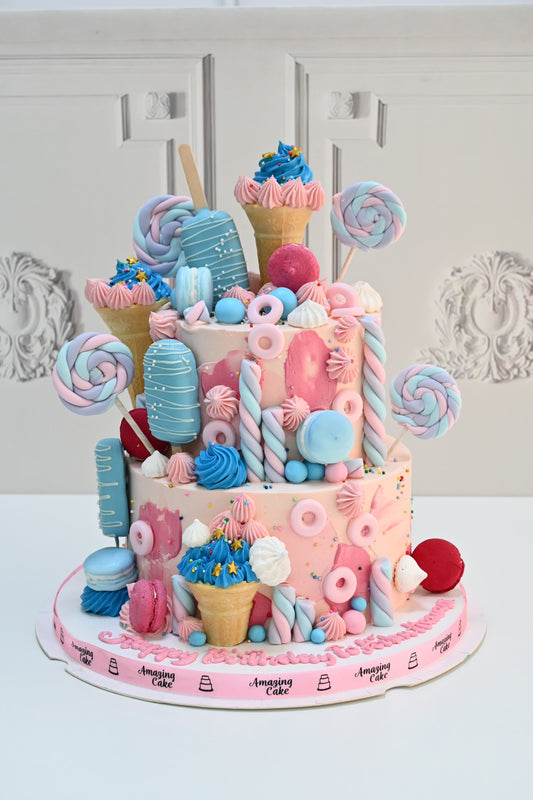 Candies cake pastel