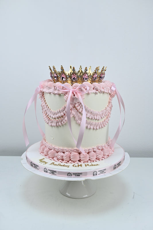 Vintage Crown Cake