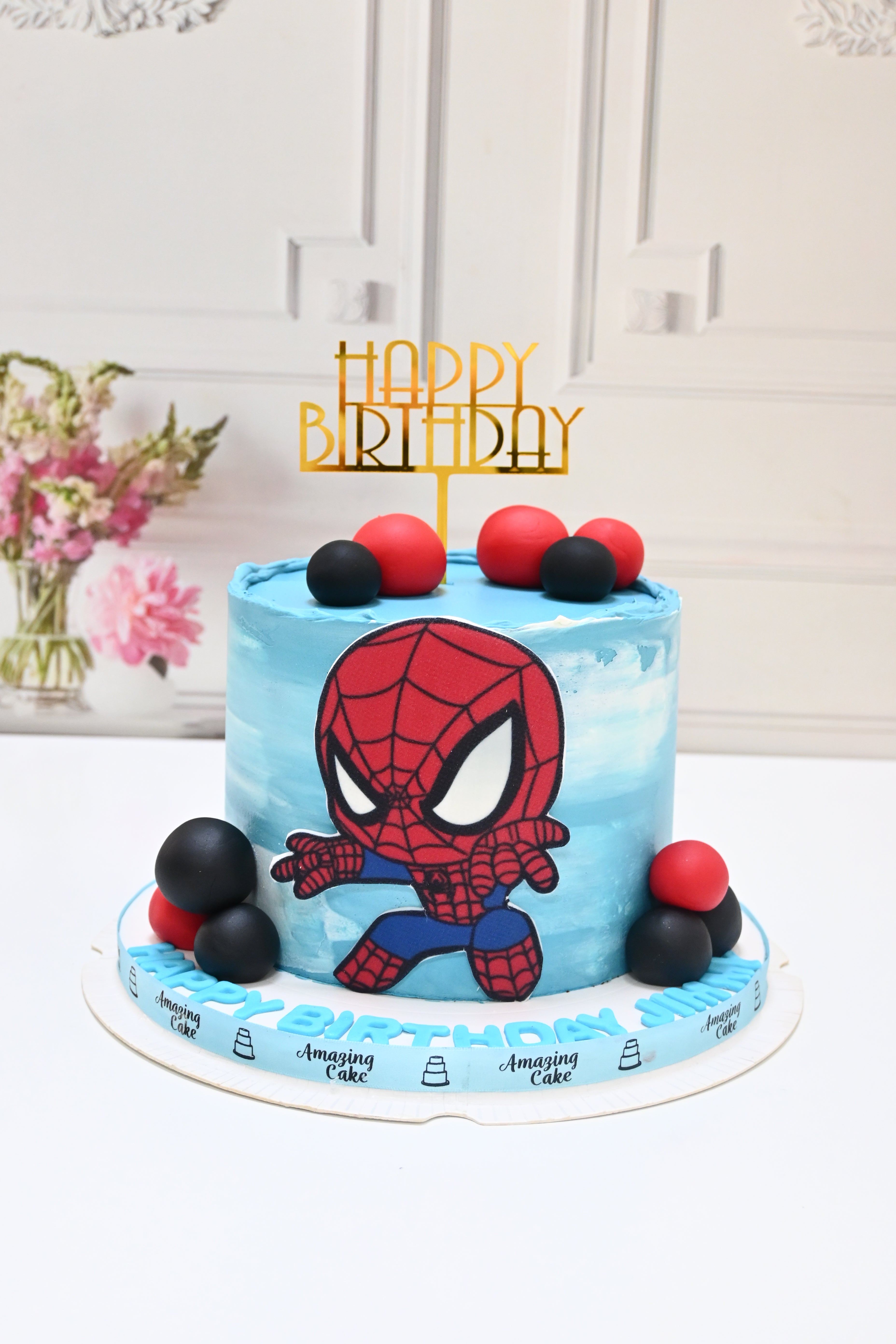 Cute Spider-Man Cake