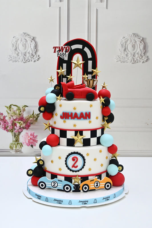Car theme cake 2 Year boy