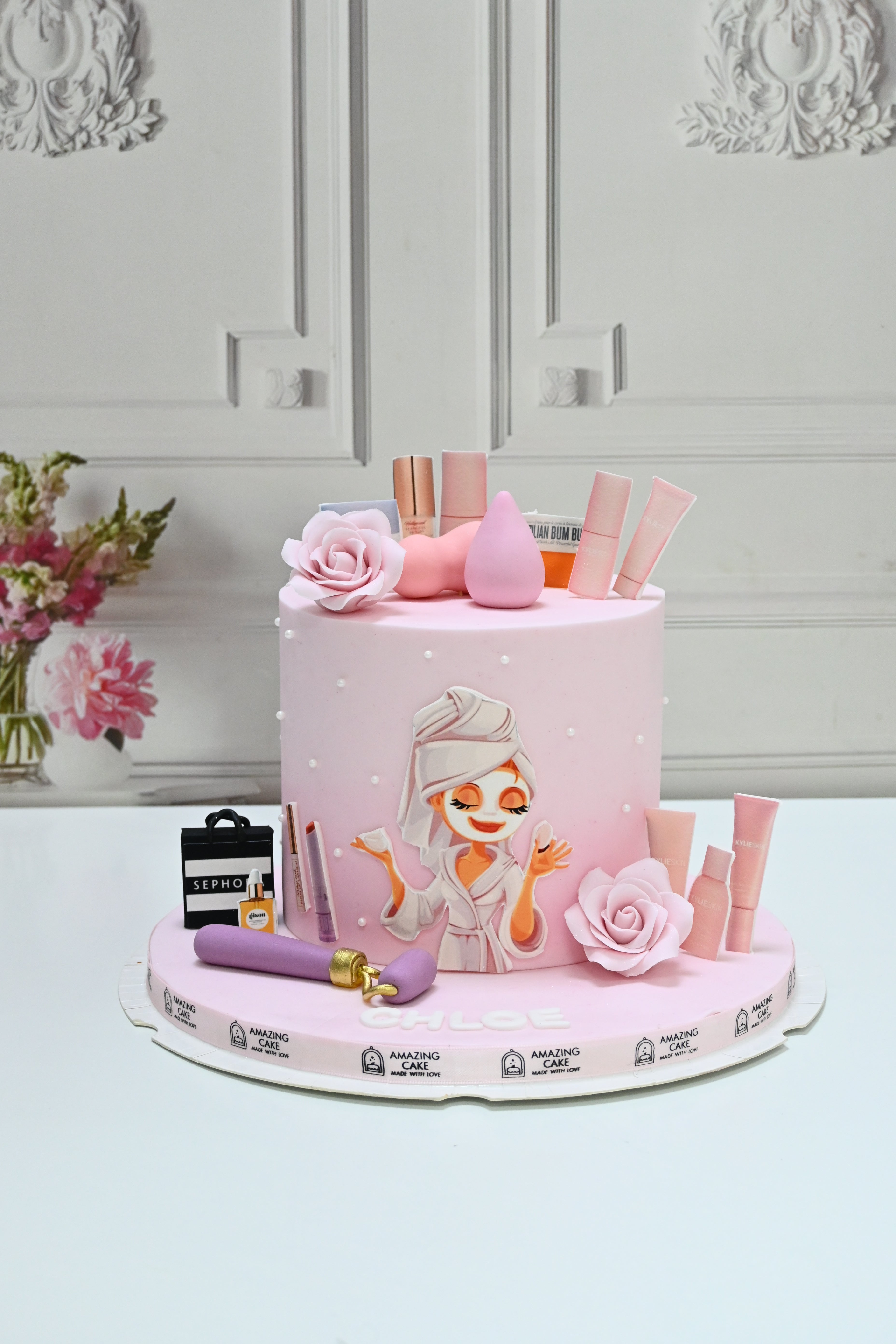 Makeup Theme Cake