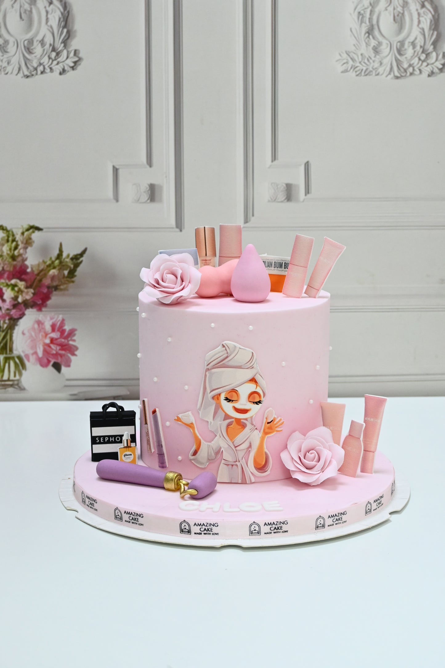 Makeup Theme Cake
