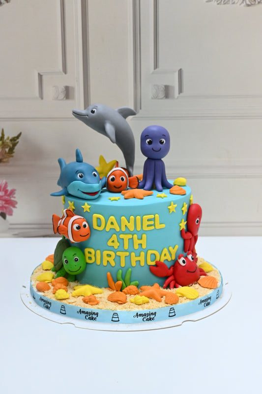 Underwater Theme Cake 2