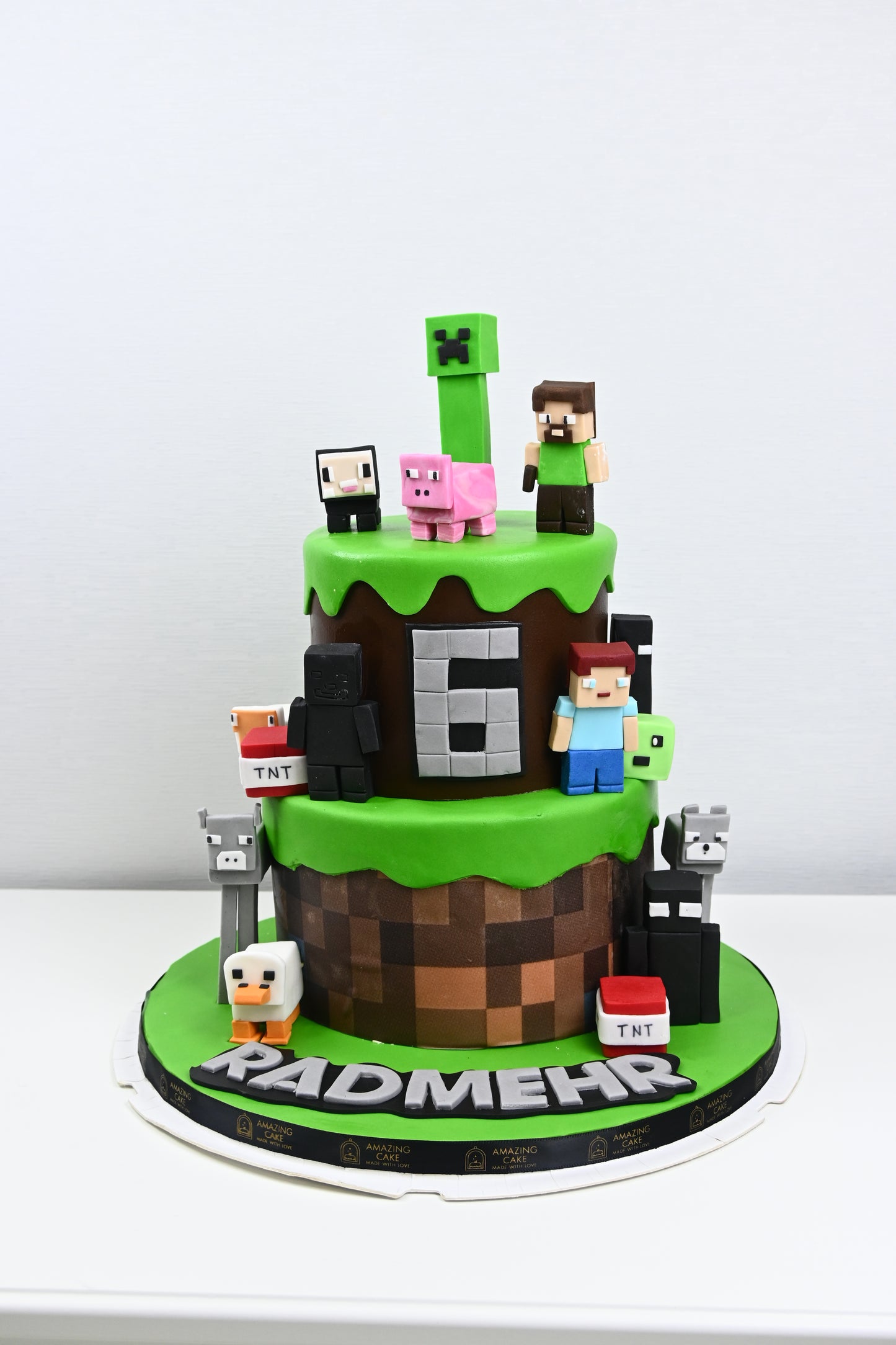 Minecraft Theme Cake 3