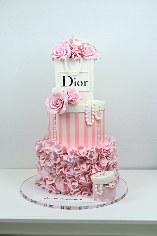 Dior theme cake