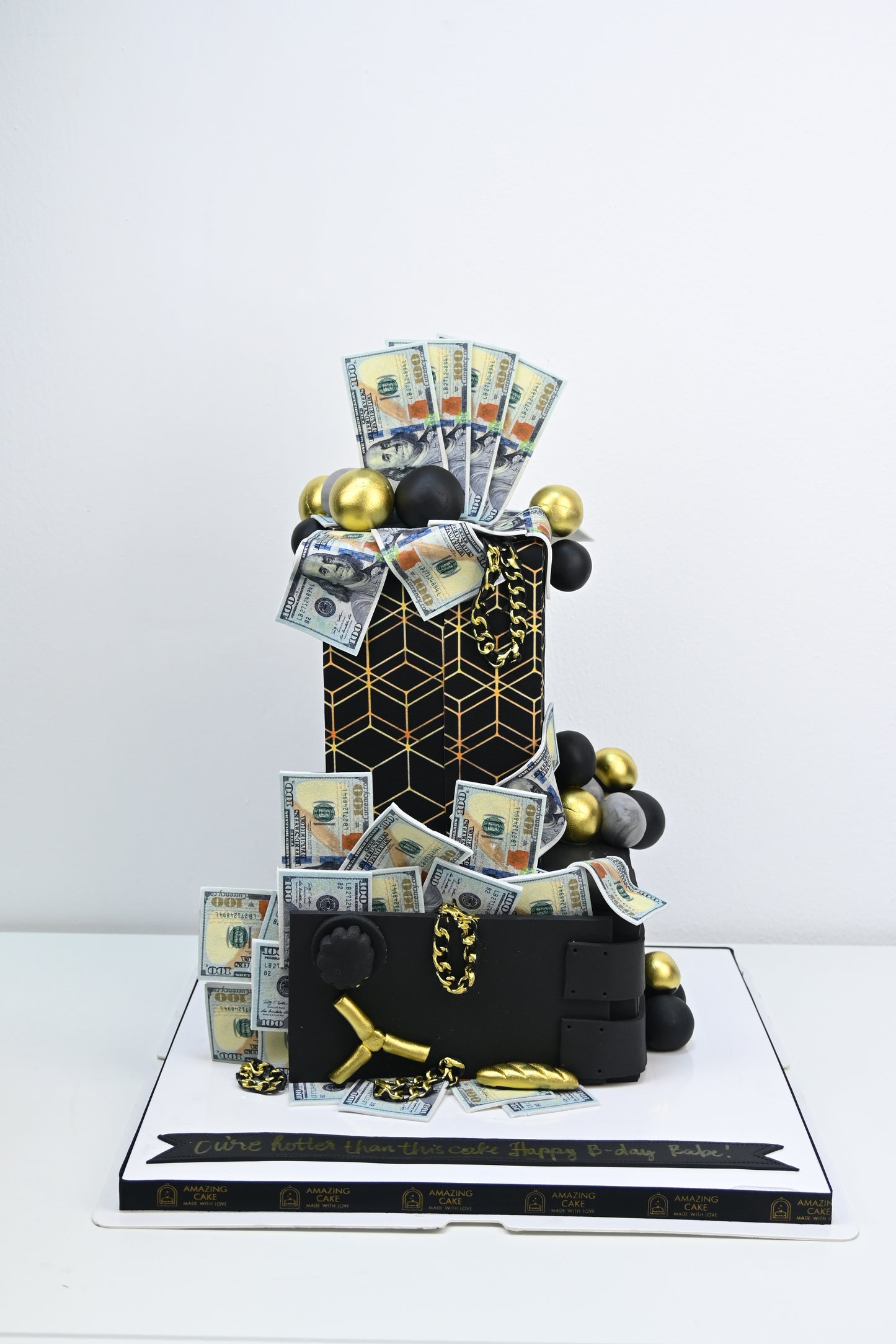 Dollar cake for him
