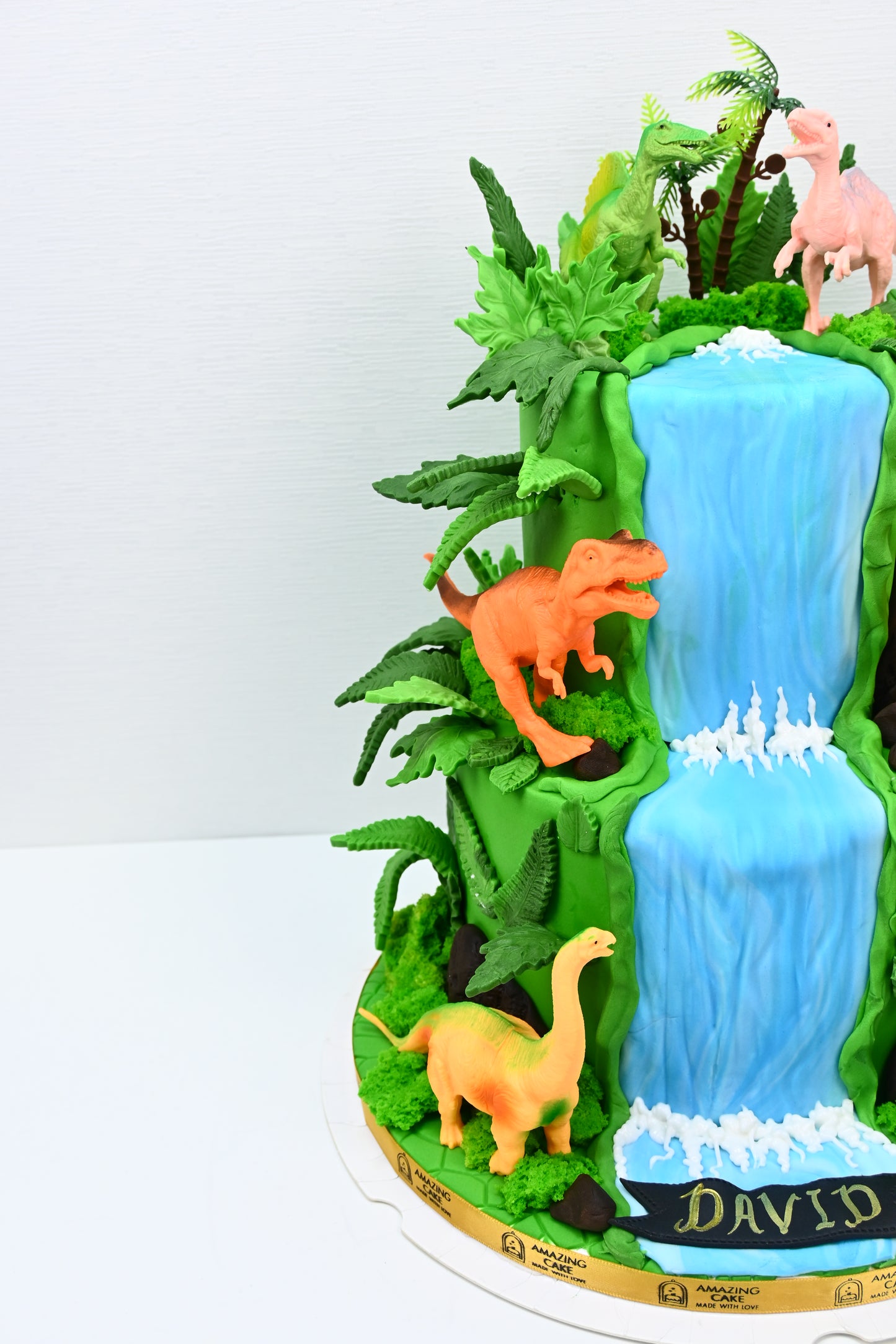 Dino theme cake