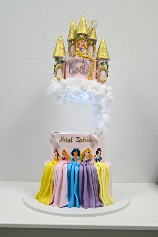 Disney prinsess cake
