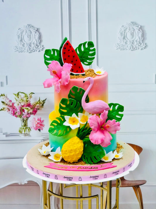 Flamingo Cake