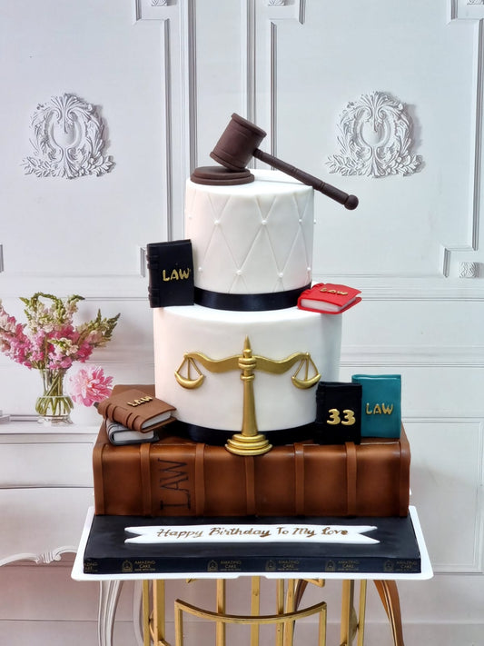 Law Graduation Cake