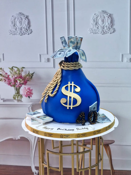 Money Bag Cake