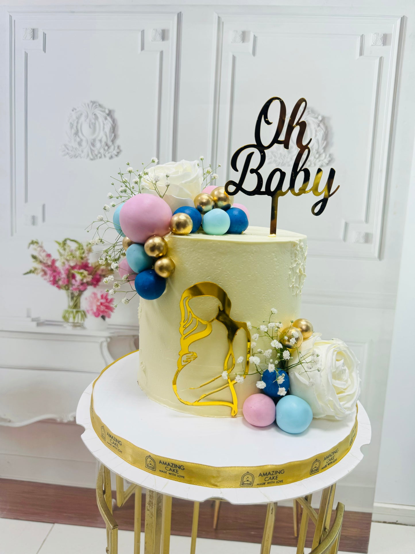 Gender Reveal Cake 21