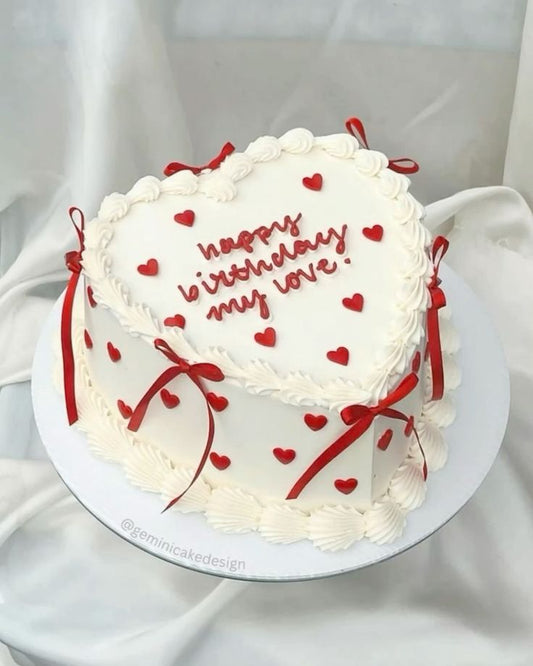 Heart Valentine Cake