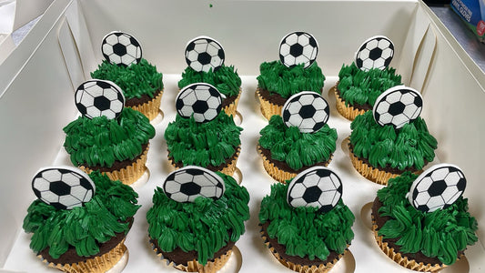 Football Cup Cakes